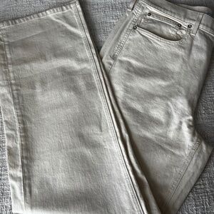 Aye straight leg jean in ecru